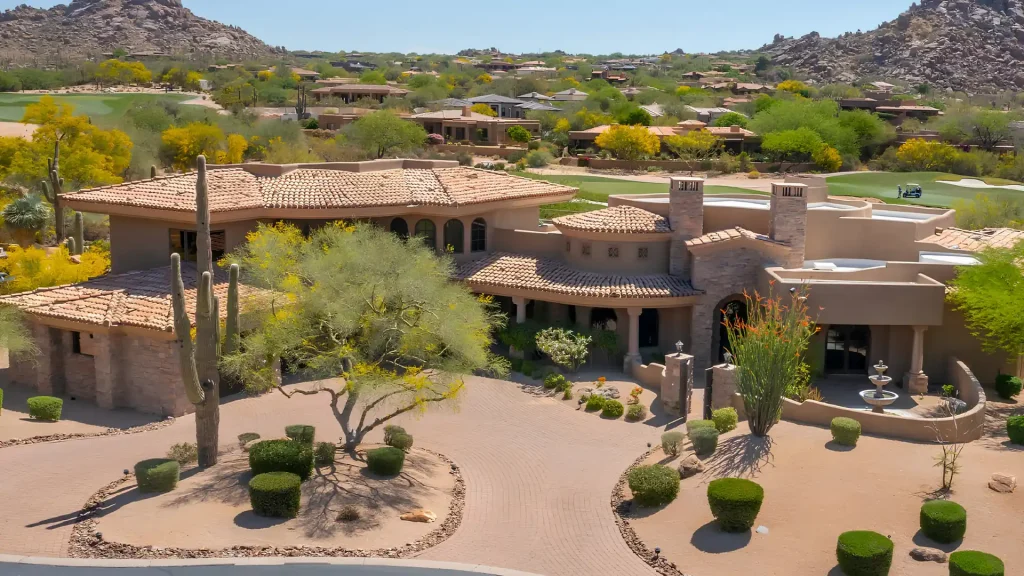 scottsdale home on golf course